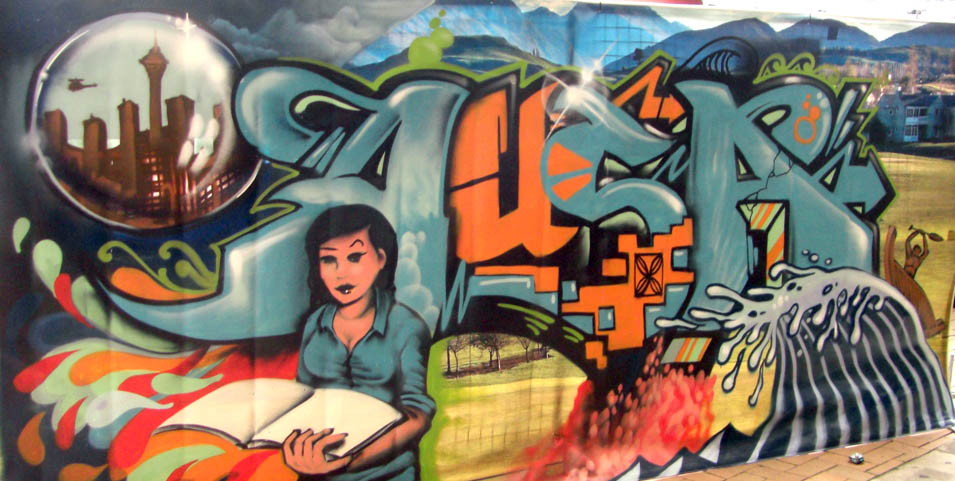 AUSA graffiti art painting