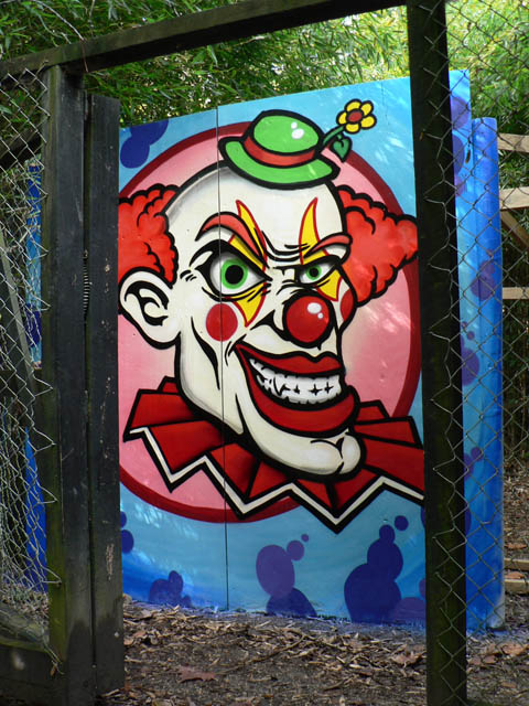 Spookers NZ clown mural