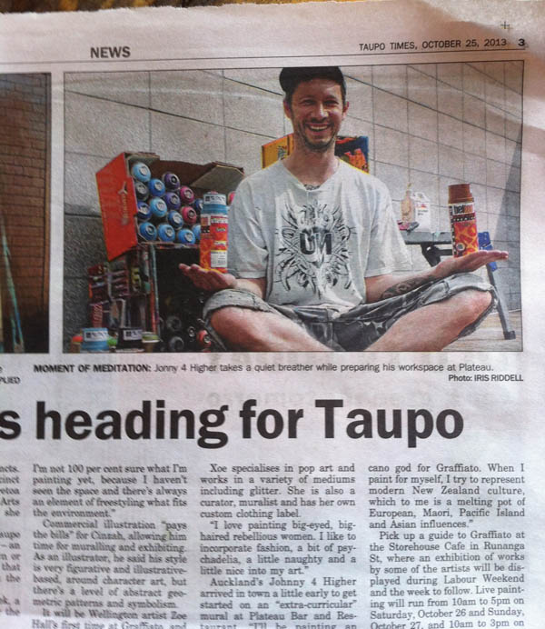 Taupo Times Graffiato 1