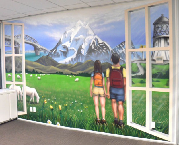 April wall murals NZ NZ Murals and Graffiti Art
