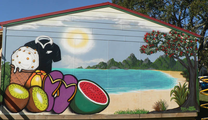 NZ school mural