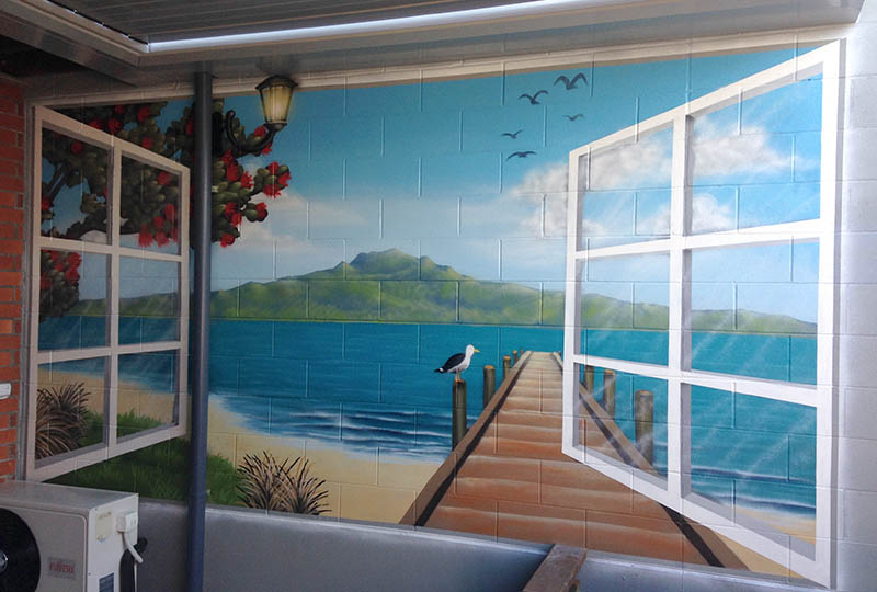 Auckland 3d mural