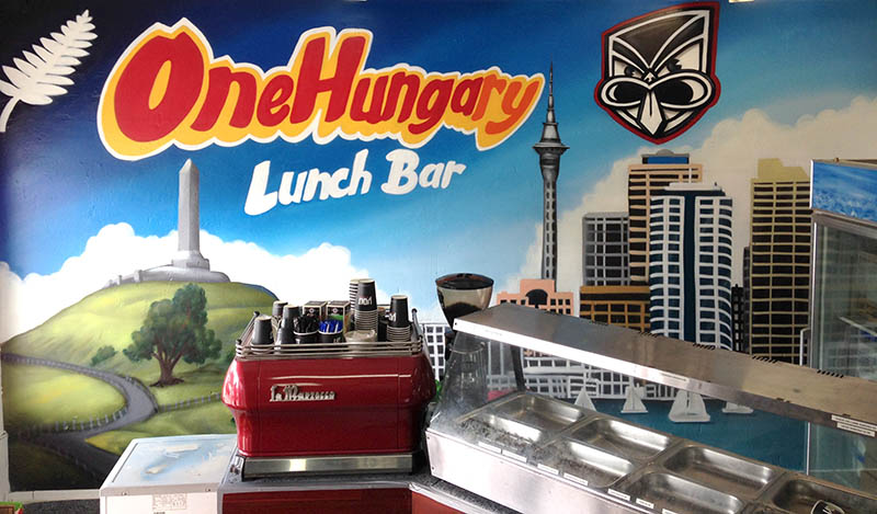 lunch bar mural