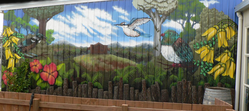 Totara Taupo mural
