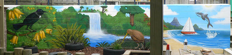 Auckland creche mural