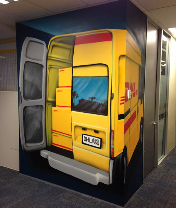 DHL van